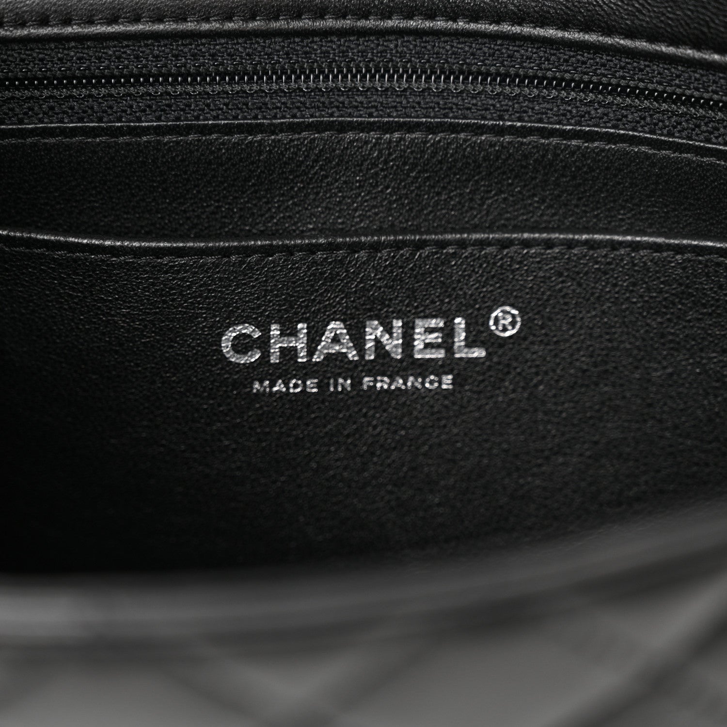 Chanel Lambskin Quilted Mini Rectangular Flap Black 6 of 10