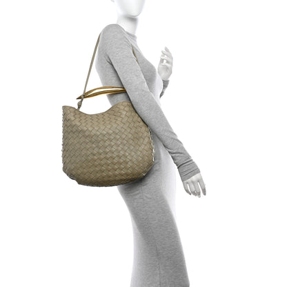 Bottega Veneta Nappa Intrecciato Medium Sardine Bag Travertine 3 of 13