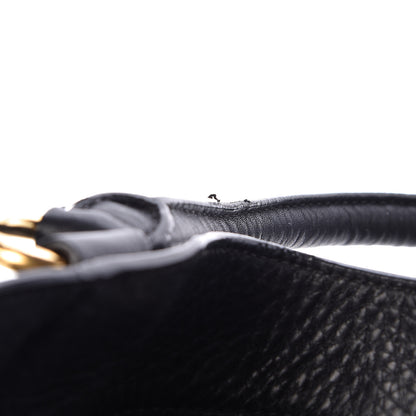 Prada Vitello Daino Buckle Tote Black 11 of 13