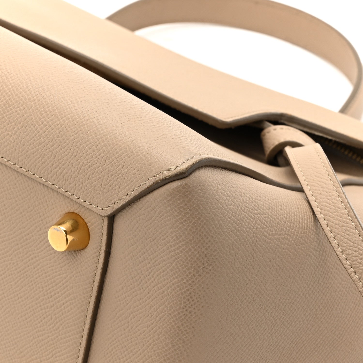 Celine Grained Calfskin Mini Belt Bag Light Taupe 10 of 12
