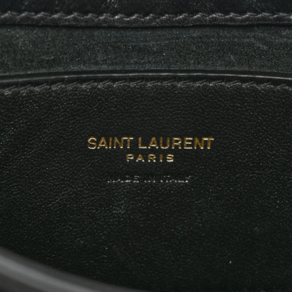 Saint Laurent Smooth Calfskin Le 5 A 7 Mini Hobo Black 6 of 11