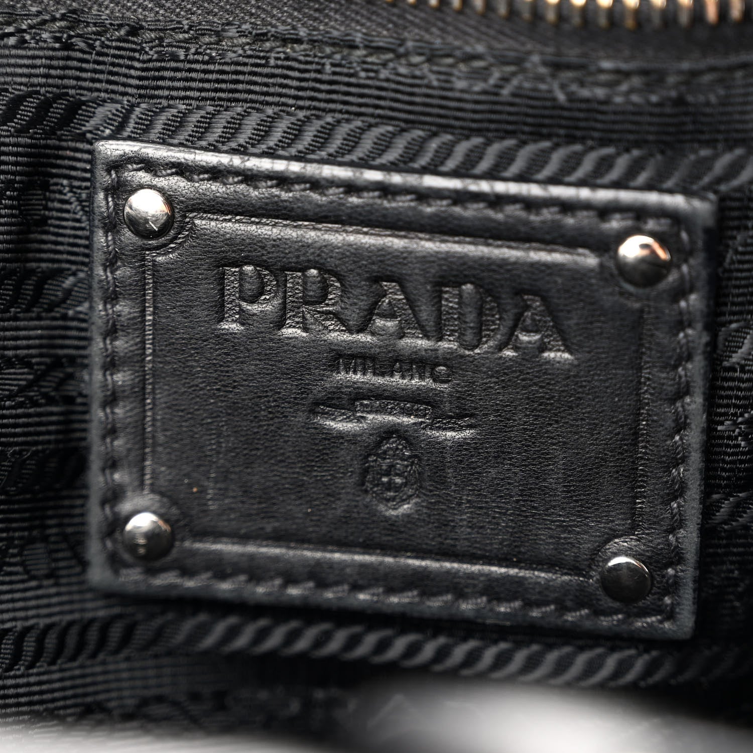 Prada Nappa Frills Tote Black 6 of 14