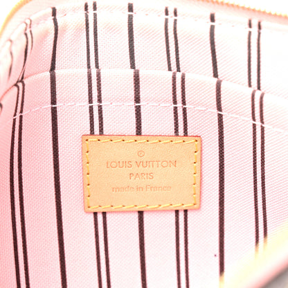 Louis Vuitton Monogram Neverfull MM GM Pochette Rose Ballerine 6 of 8