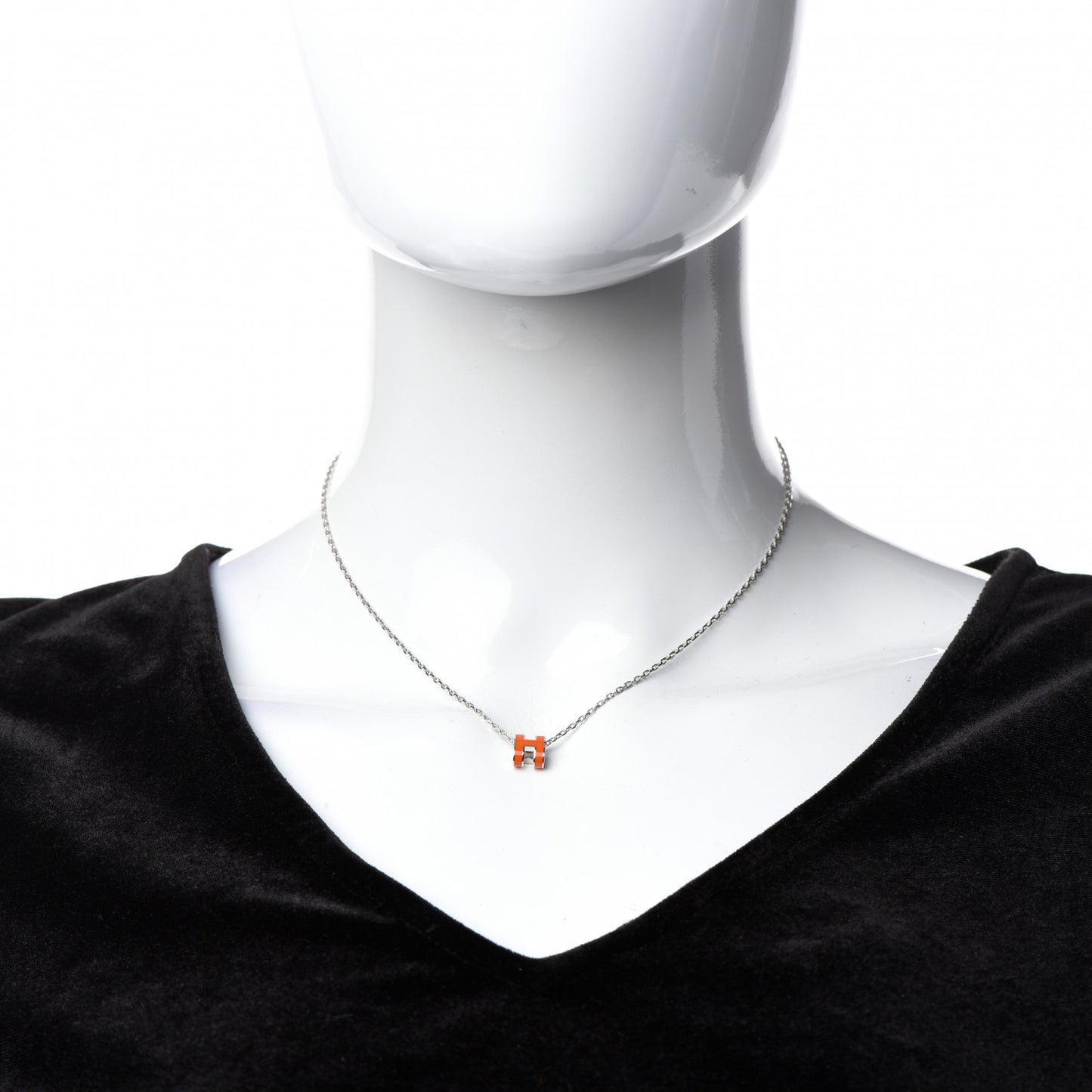 Palladium Mini Pop H Necklace Orange Graffiti