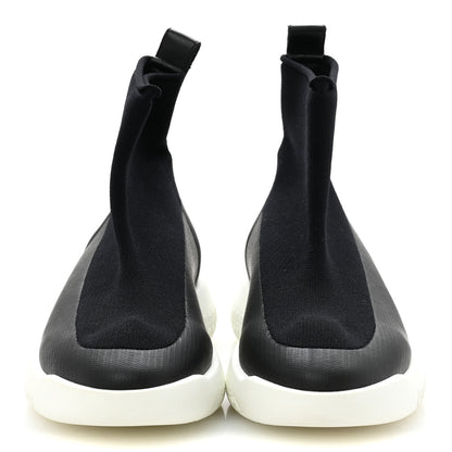 Hermes Mesh Calfskin 24 Sneakers 36 Black White 3 of 10