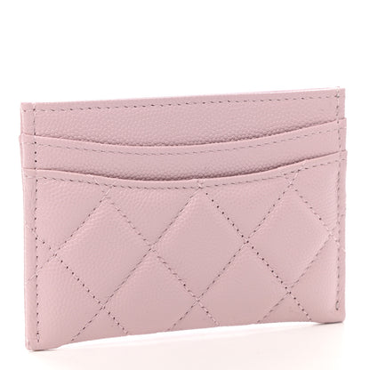 Chanel Caviar Quilted Card Holder Light Pink 3 of 8