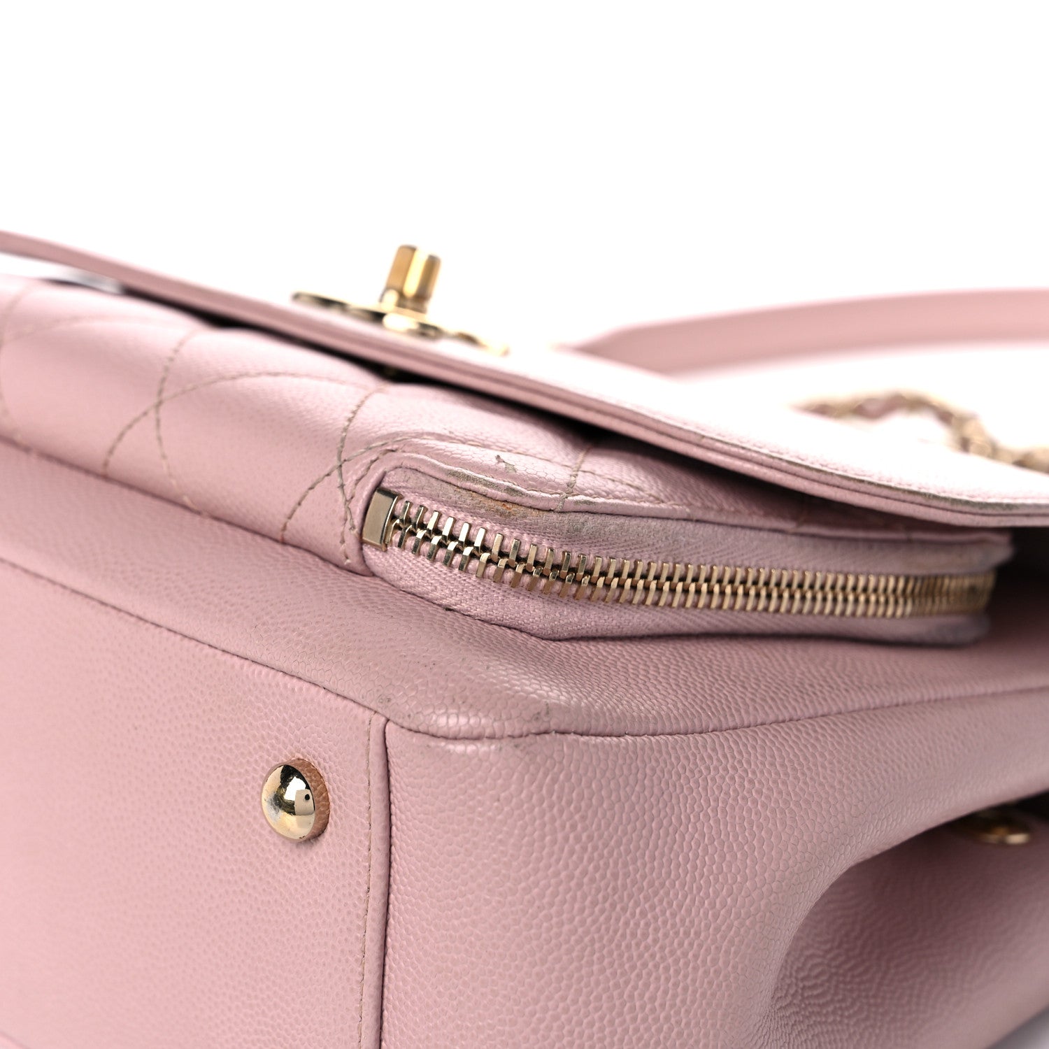 Chanel Caviar Quilted Medium Business Affinity Flap Light Pink 13 of 24