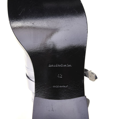 Balenciaga Brushed Calfskin Ceinture Ankle Boots 42 White 9 of 12
