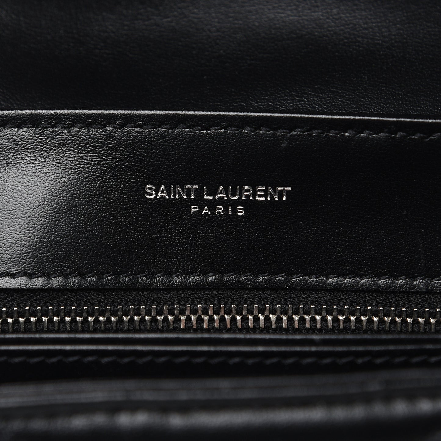 Calfskin Y Quilted Monogram Toy Loulou Crossbody Bag Black