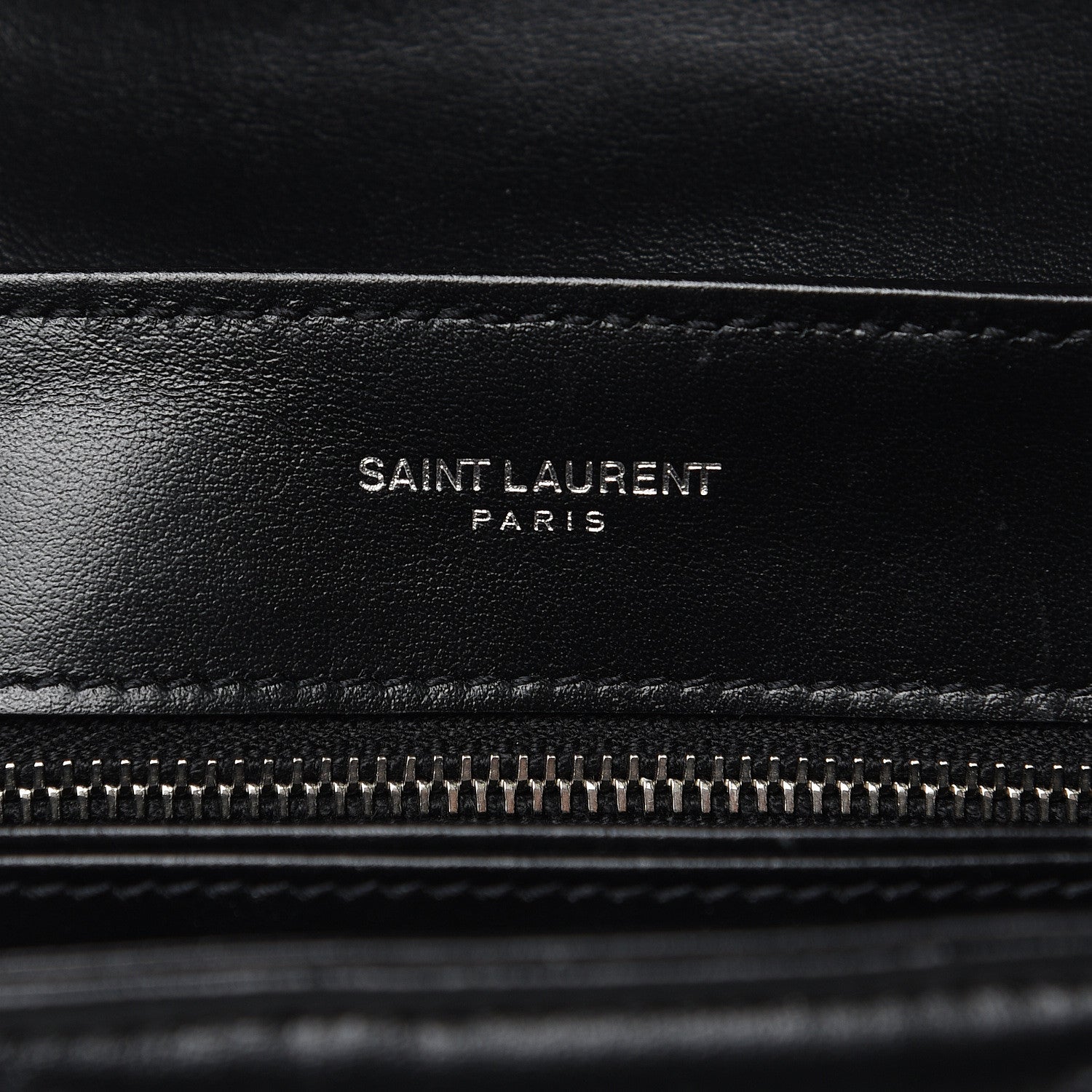 Saint Laurent Calfskin Y Quilted Monogram Toy Loulou Crossbody Bag Black 6 of 9