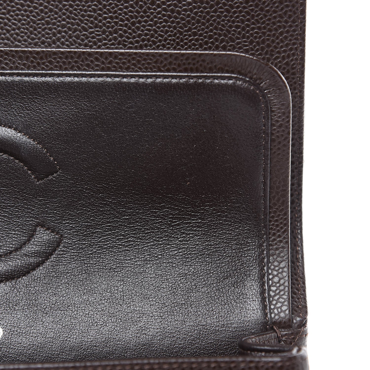 Chanel Caviar Quilted Medium Double Flap Brown 13 of 13