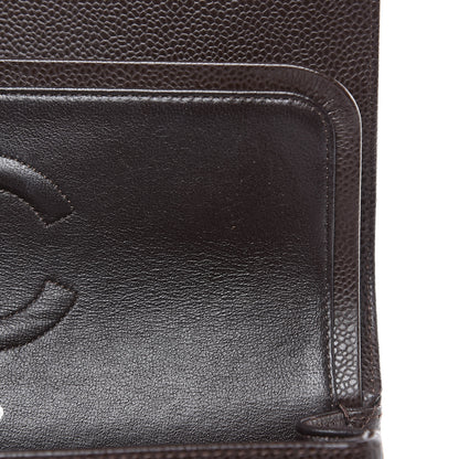 Chanel Caviar Quilted Medium Double Flap Brown 13 of 13