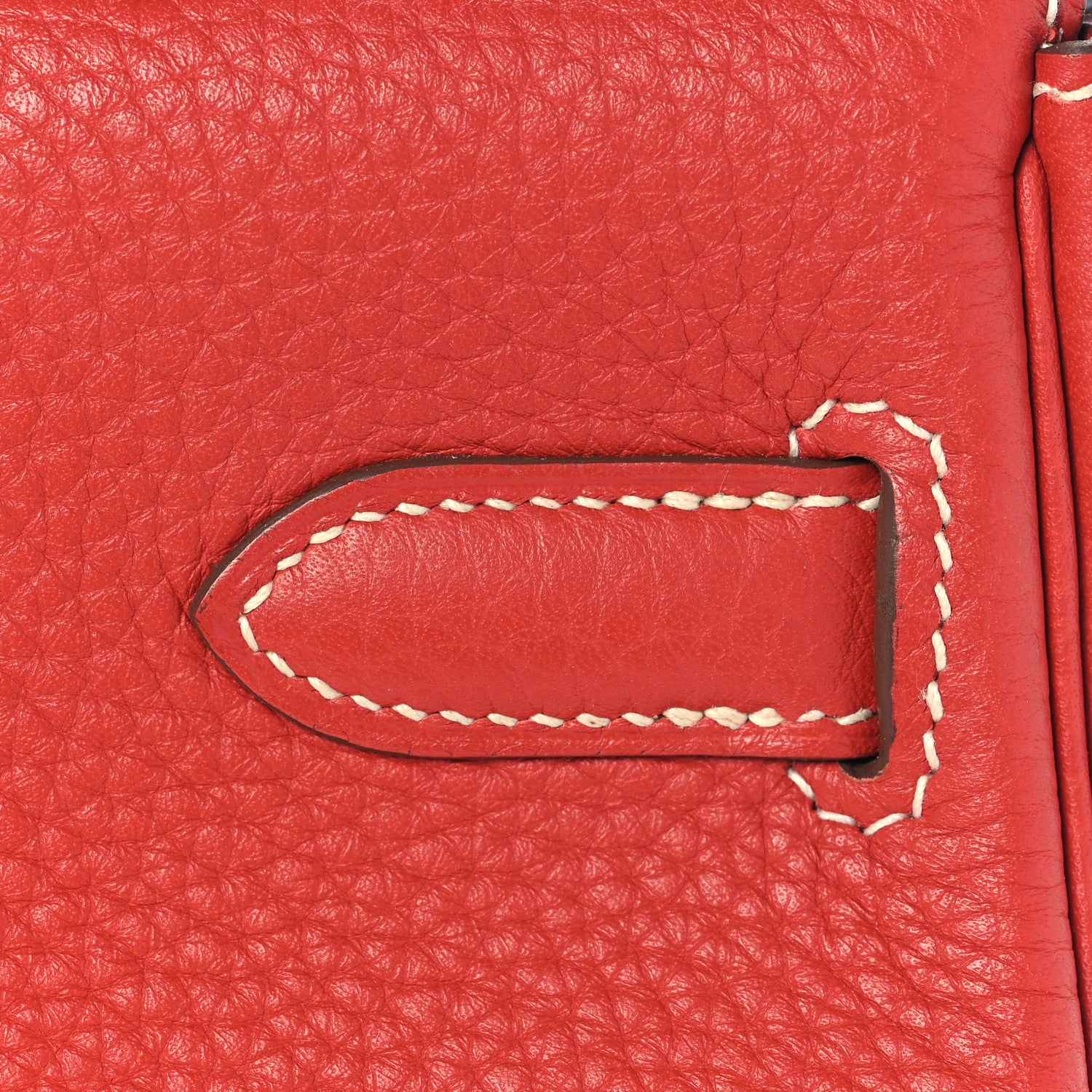 Hermes Togo Kelly Retourne 35 Sanguine 10 of 41