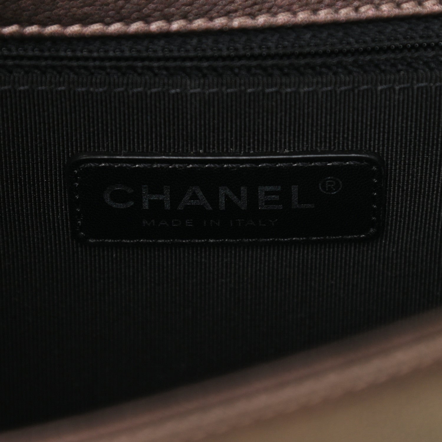 Chanel Iridescent Goatskin Quilted New Medium Boy Flap Bronze 6 of 9
