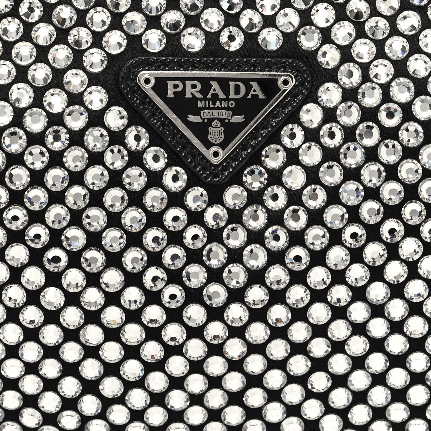 Prada Satin Crystal Re-Edition 2005 Shoulder Bag Cristal 9 of 12