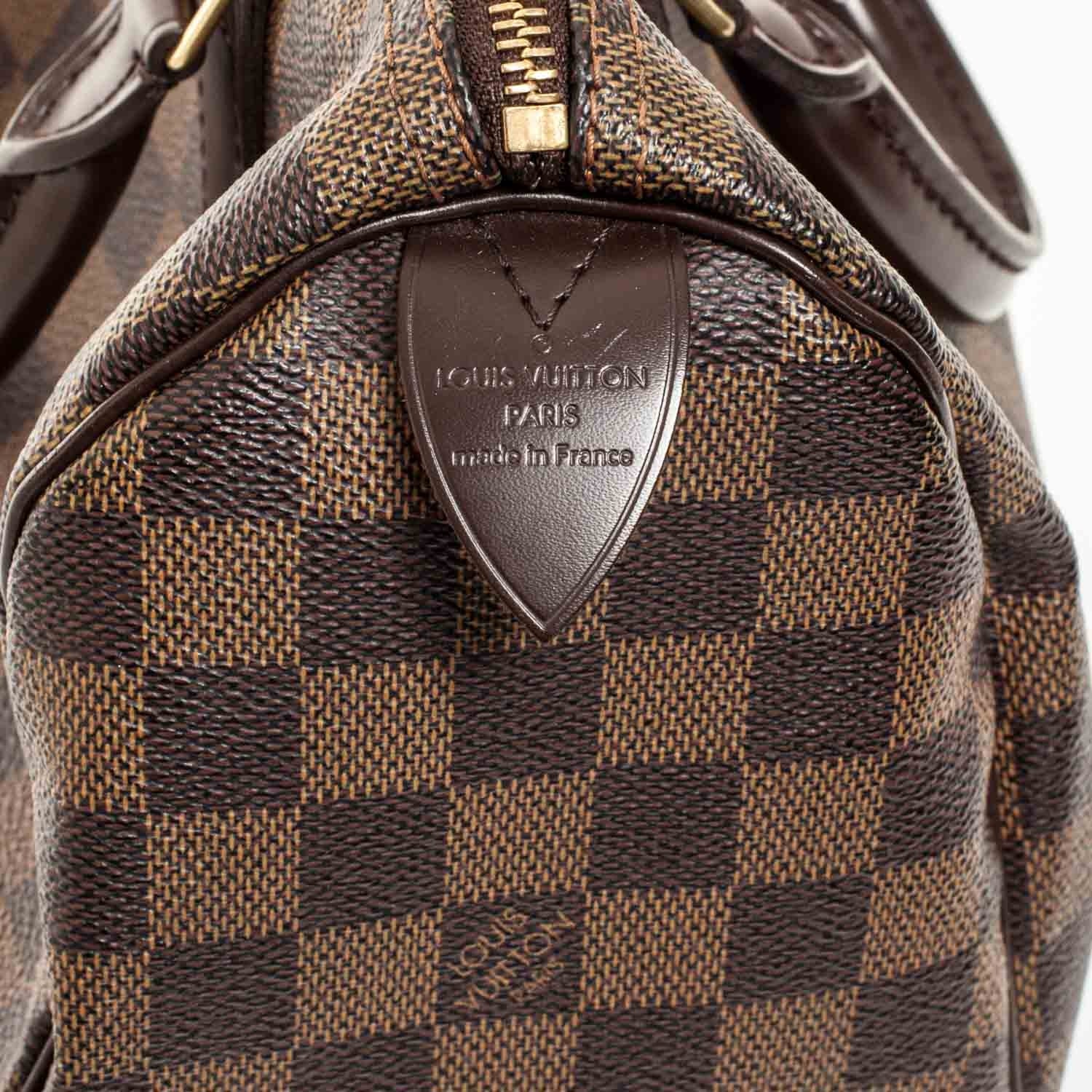Louis Vuitton Damier Ebene Speedy 25 14 of 16