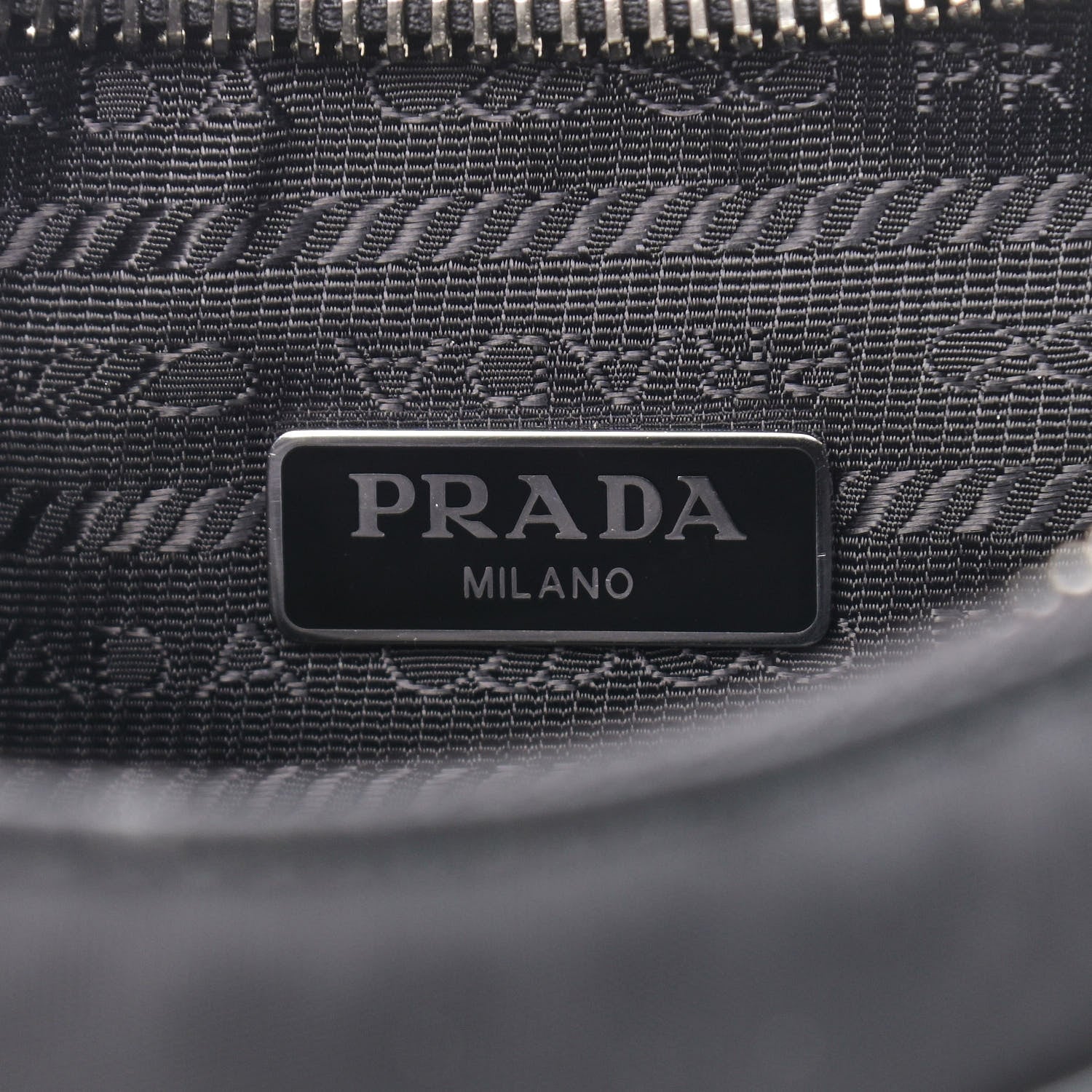 Prada Nylon Re-Edition 2005 Shoulder Bag Black 5 of 7