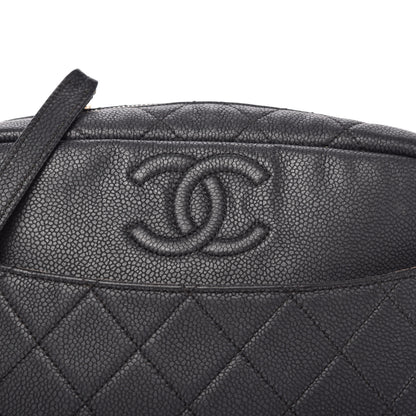 Chanel Iridescent Caviar Quilted Small Coco Tassel Camera Case Black 8 of 11
