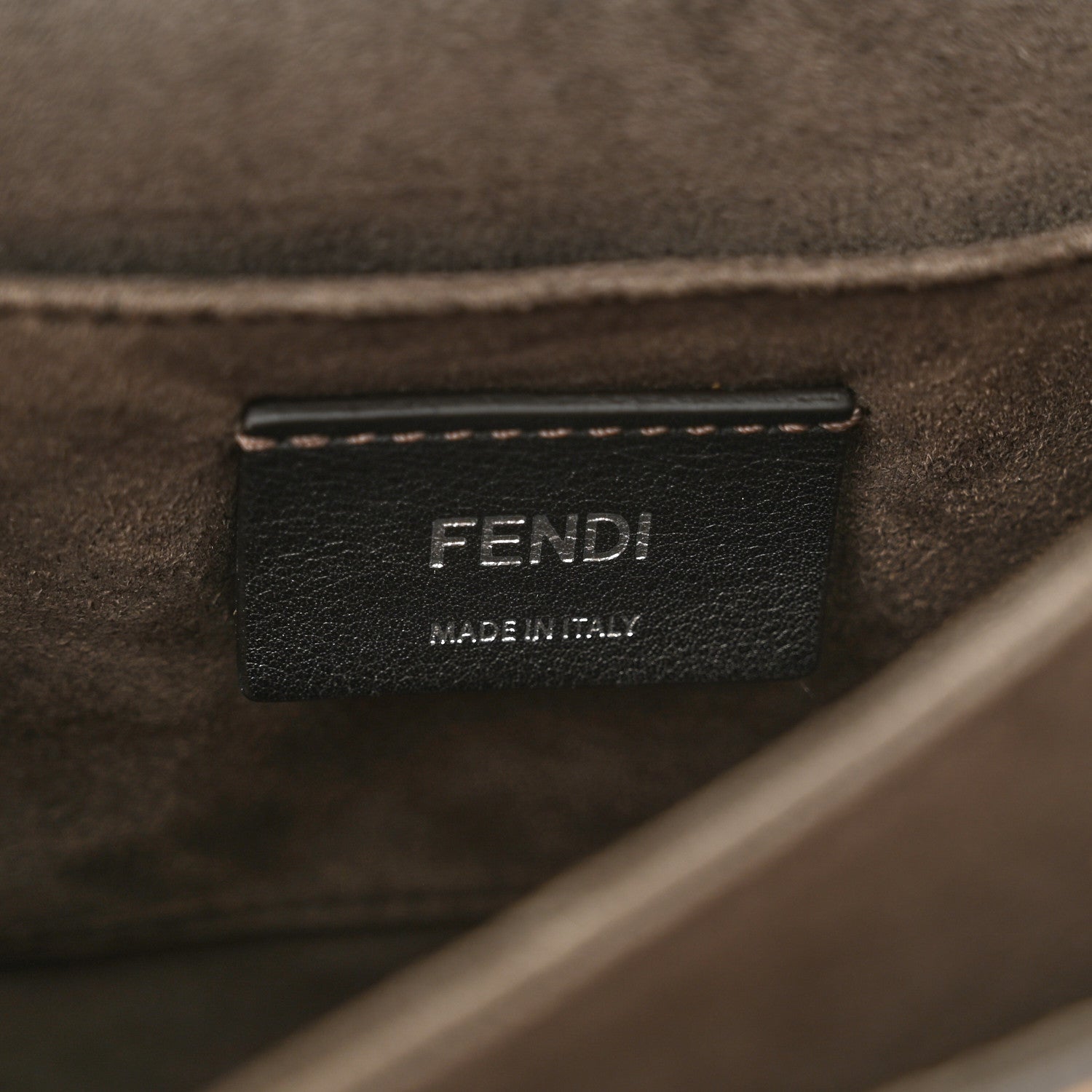 Fendi Metallic Calfskin Wonder Monster Kan I Shoulder Bag Gold 6 of 11