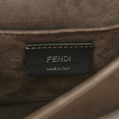 Fendi Metallic Calfskin Wonder Monster Kan I Shoulder Bag Gold 6 of 11