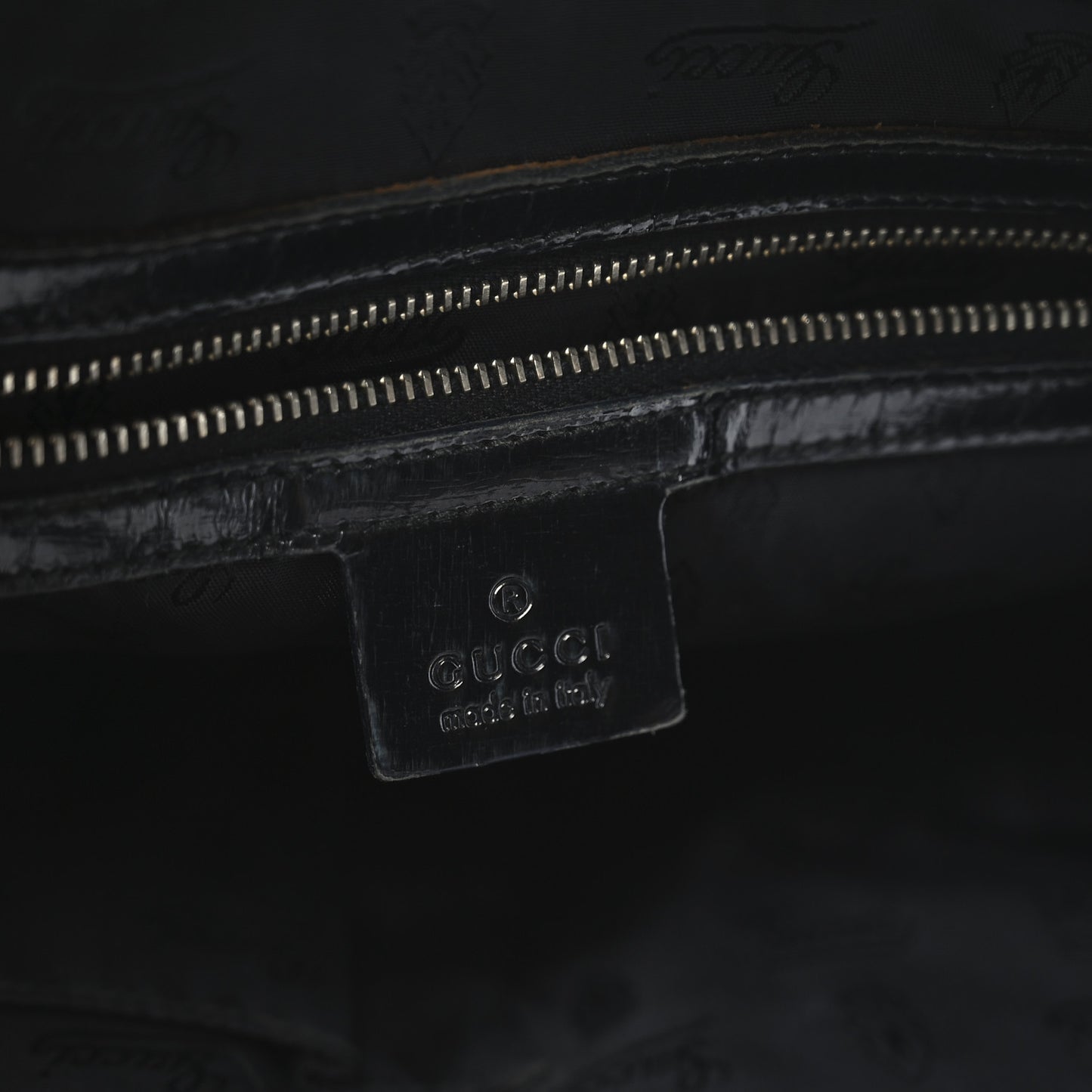 Dialux Pop Bamboo Large Top Handle Tote Black