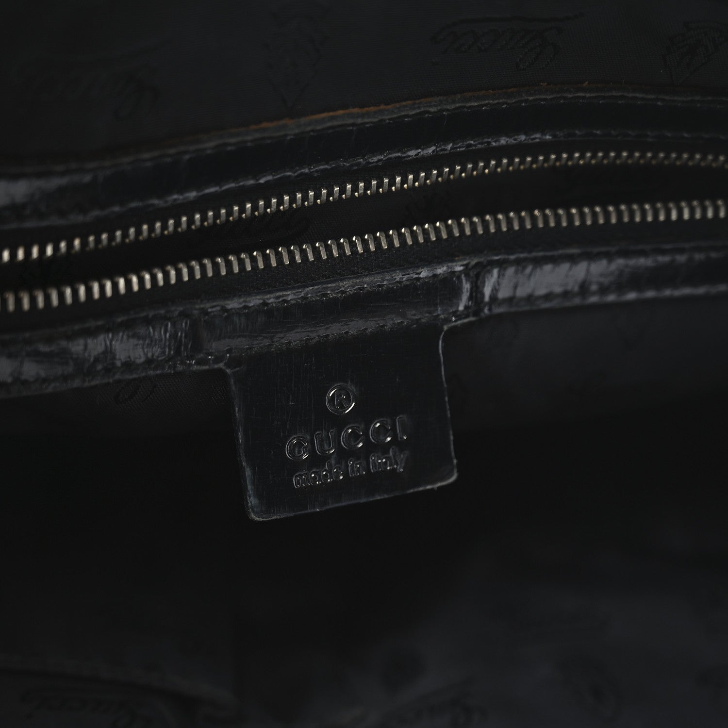 Gucci Dialux Pop Bamboo Large Top Handle Tote Black 6 of 10