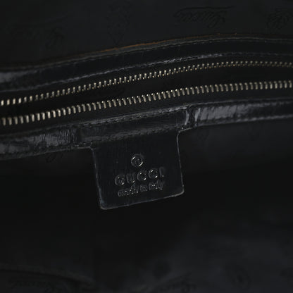 Gucci Dialux Pop Bamboo Large Top Handle Tote Black 6 of 10