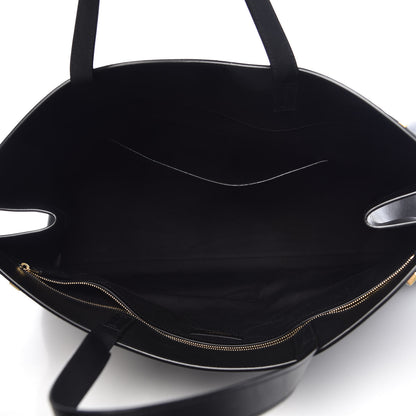 Saint Laurent Calfskin Large Manhattan Shopper Tote Black 5 of 13