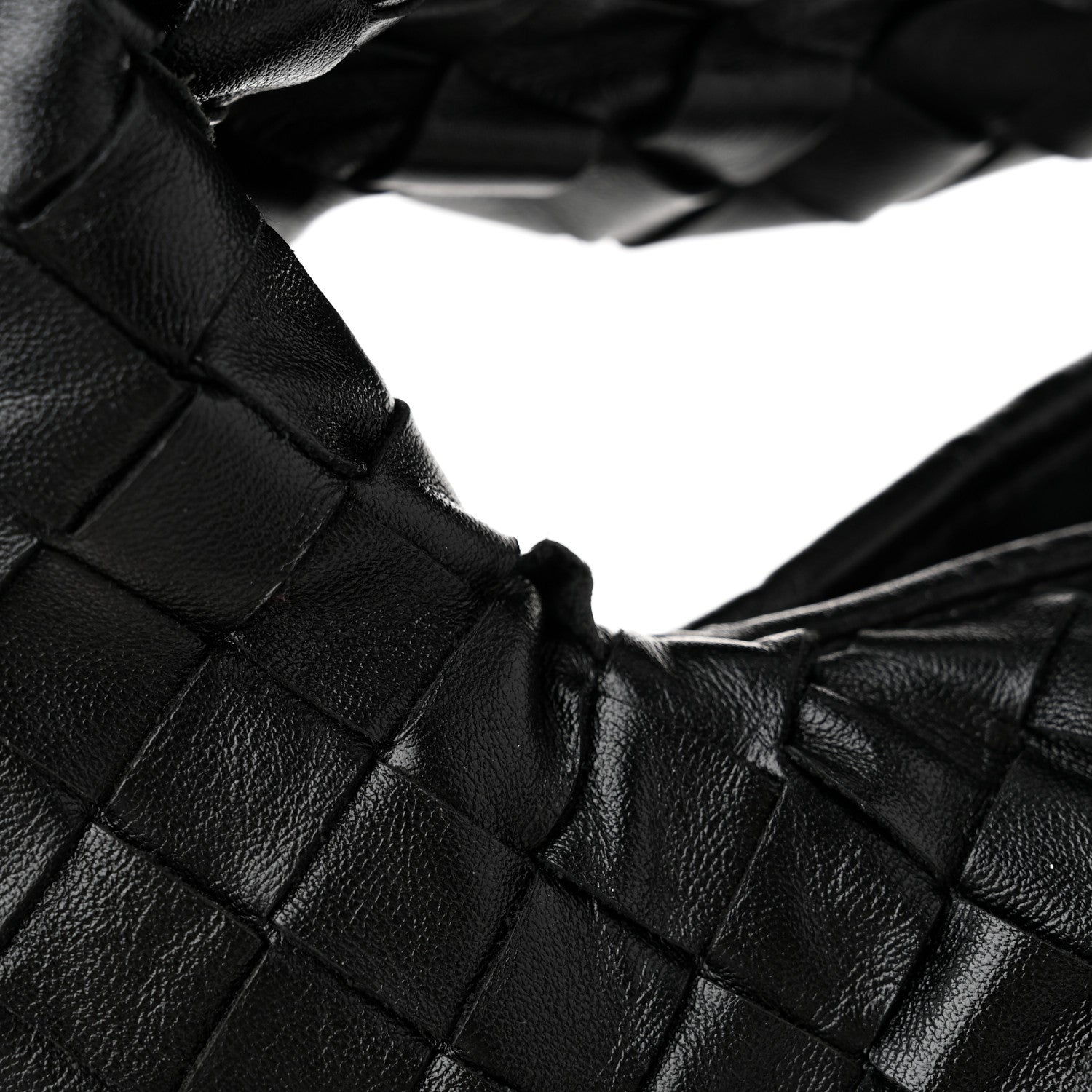 Bottega Veneta Calfskin Intrecciato Small Hop Black 12 of 13