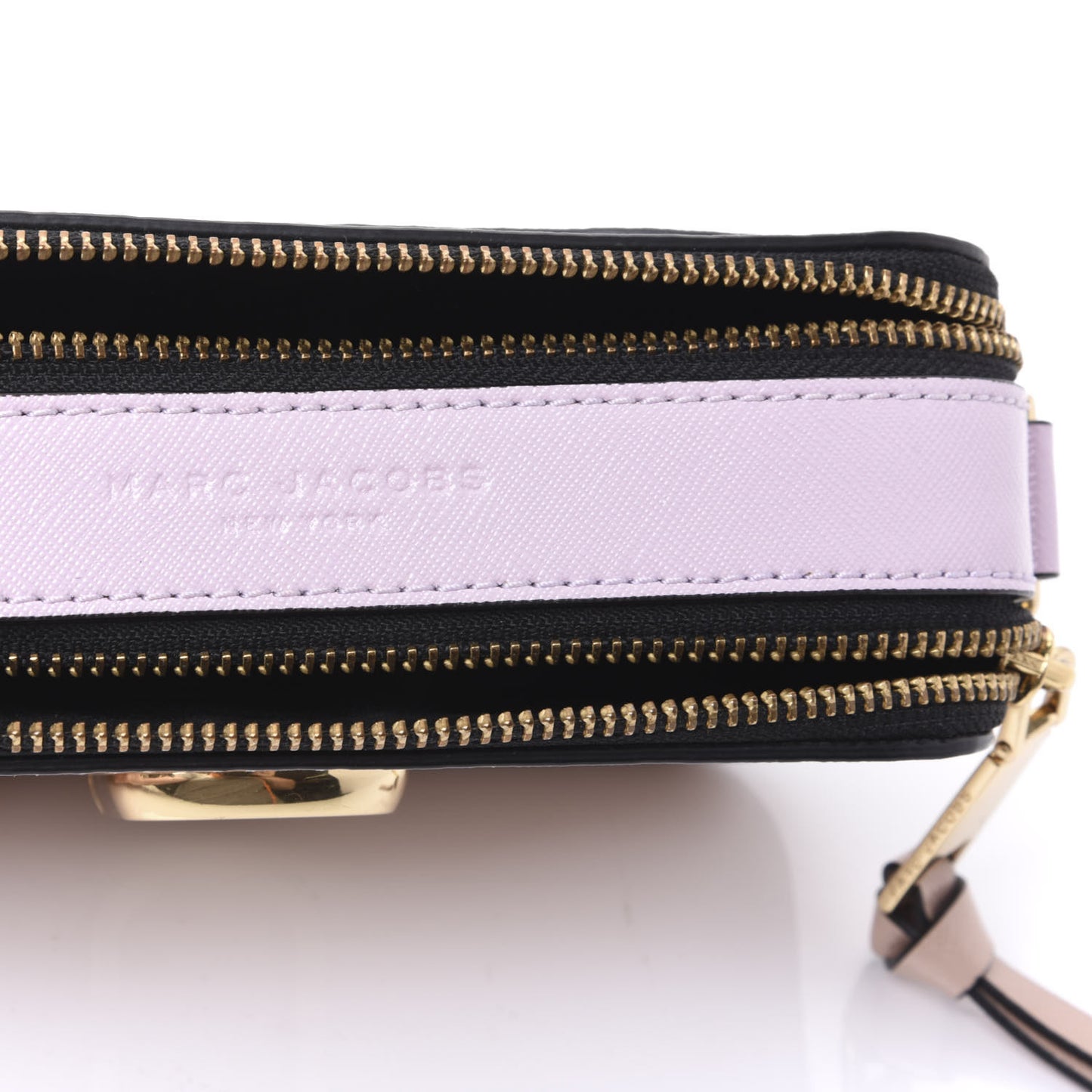 Saffiano Small Snapshot Camera Bag Pink Multicolor
