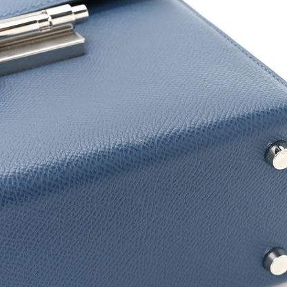 Hermes Epsom Mini Verrou Large Strap Bag Deep Blue 15 of 17