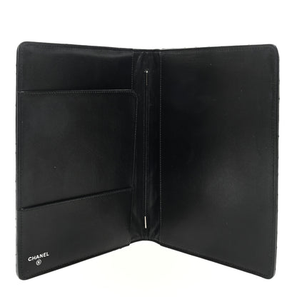 Chanel Lambskin Quilted Large Agenda Cover Black 5 of 6