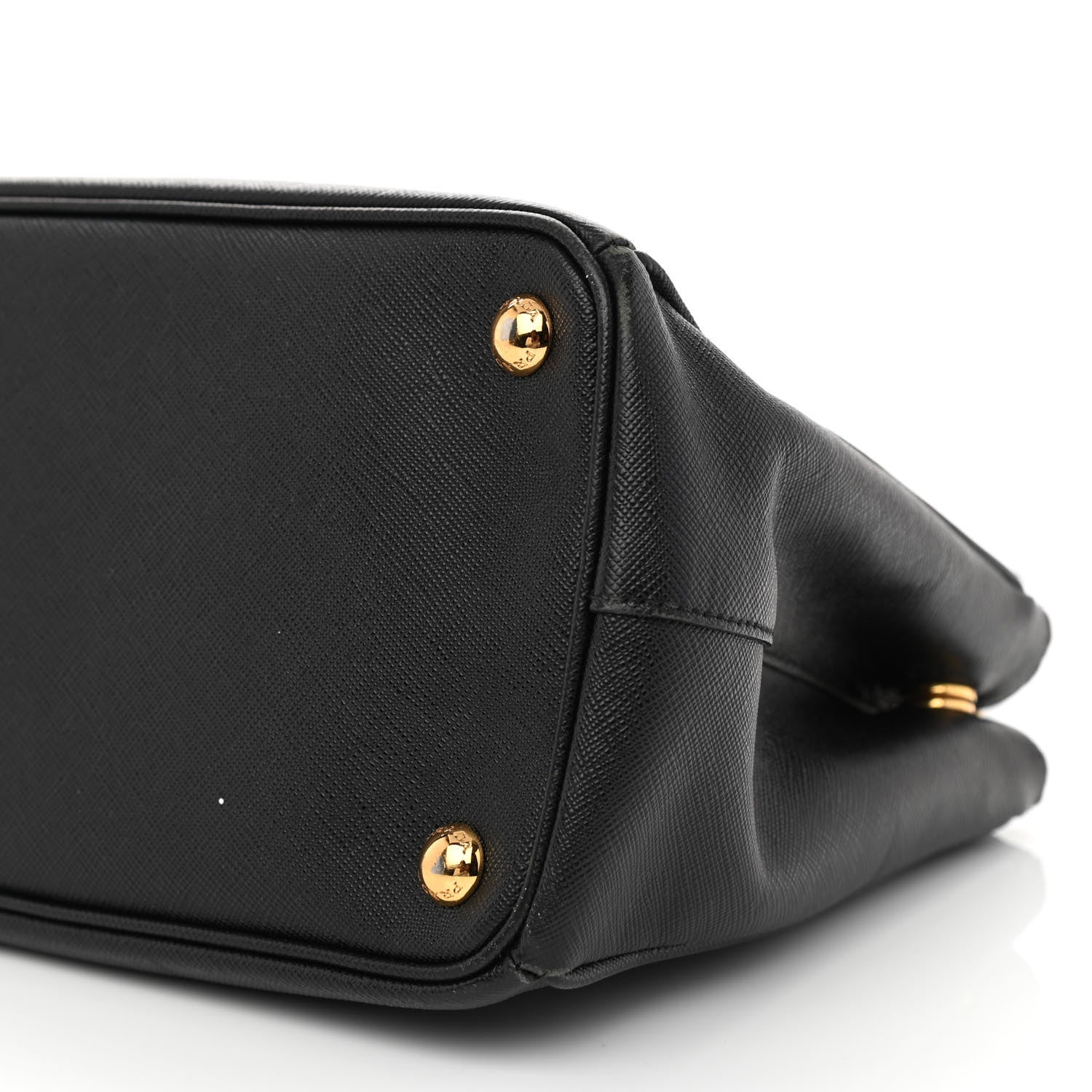 Prada Saffiano Small Galleria Double Zip Tote Black 9 of 16