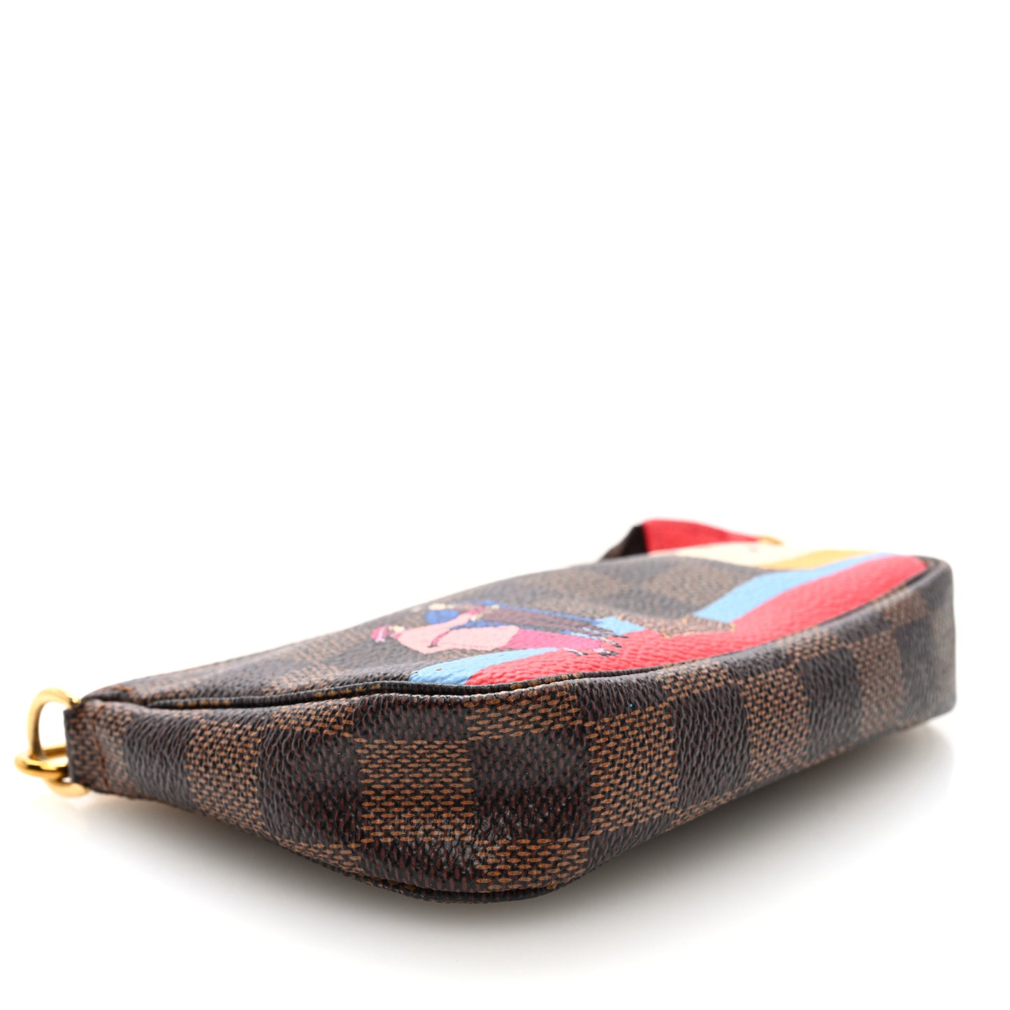 Damier Ebene 2016 Christmas Animation Mini Pochette Accessories