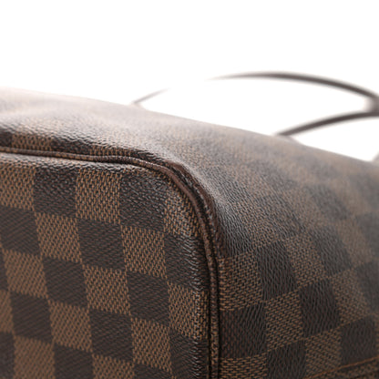 Louis Vuitton Damier Ebene Neo Neverfull MM Rose Ballerine 12 of 16