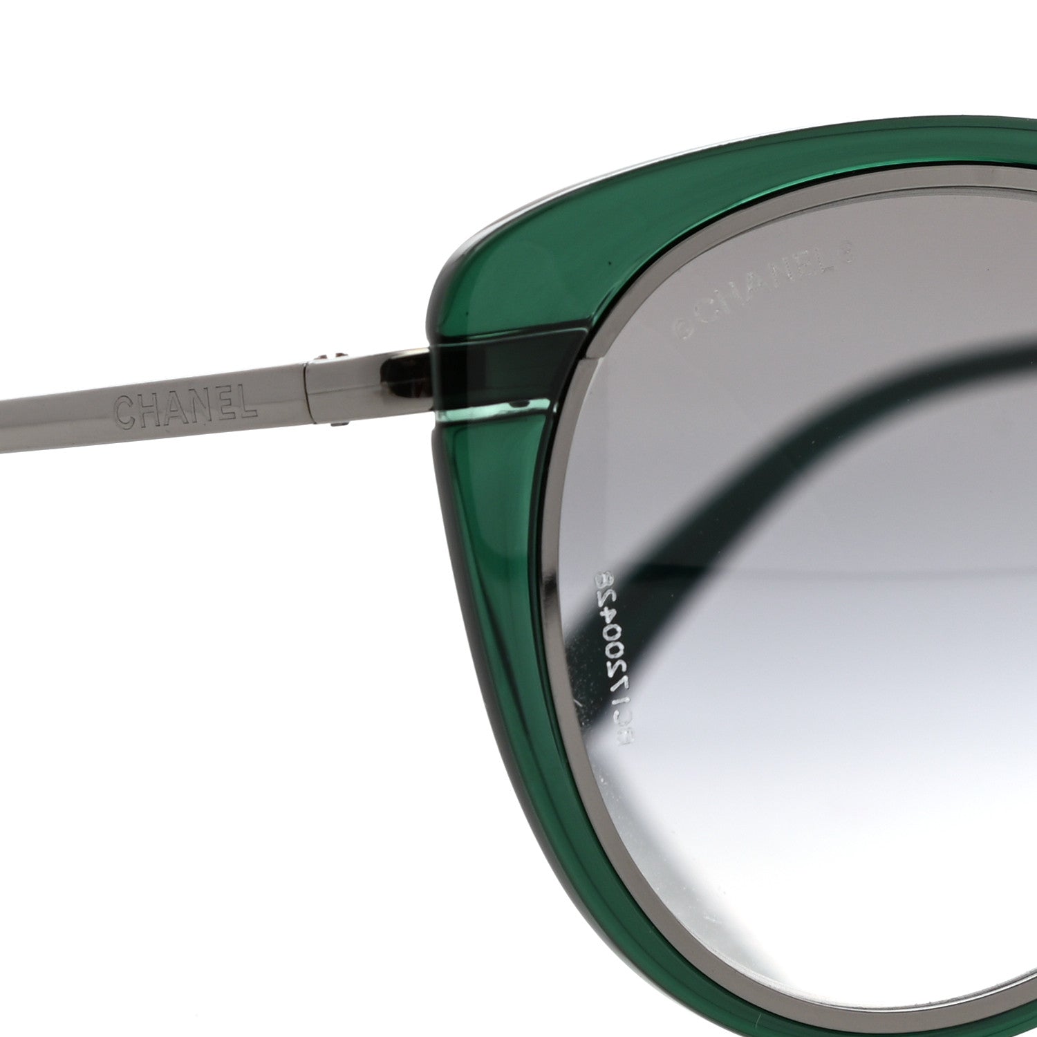 Chanel Round Sunglasses 4202 Green Silver 8 of 8