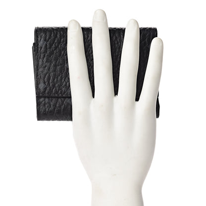 MCM Visetos Tri-Fold Wallet Black 2 of 8