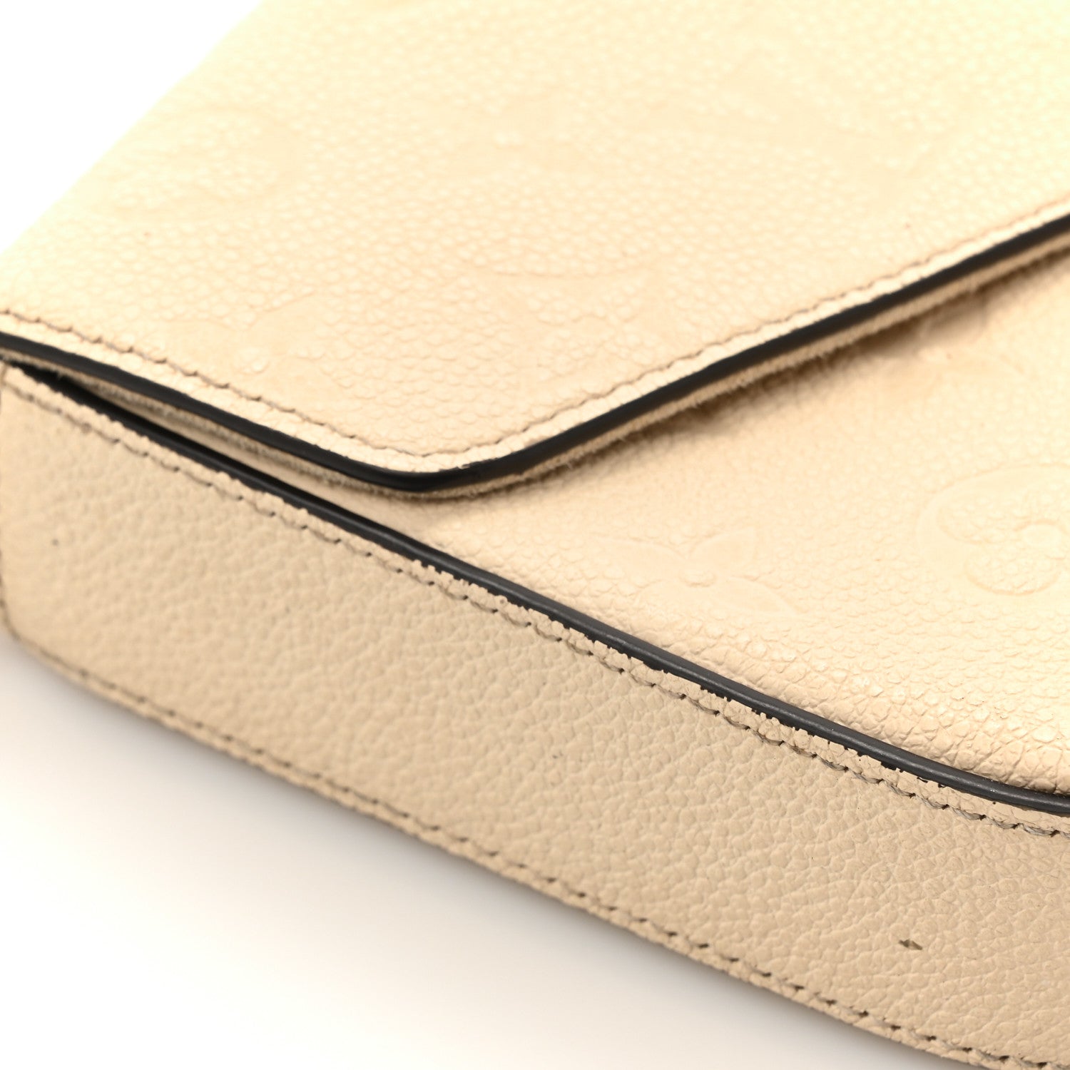 Louis Vuitton Empreinte Pochette Felicie Chain Wallet Cream 14 of 15