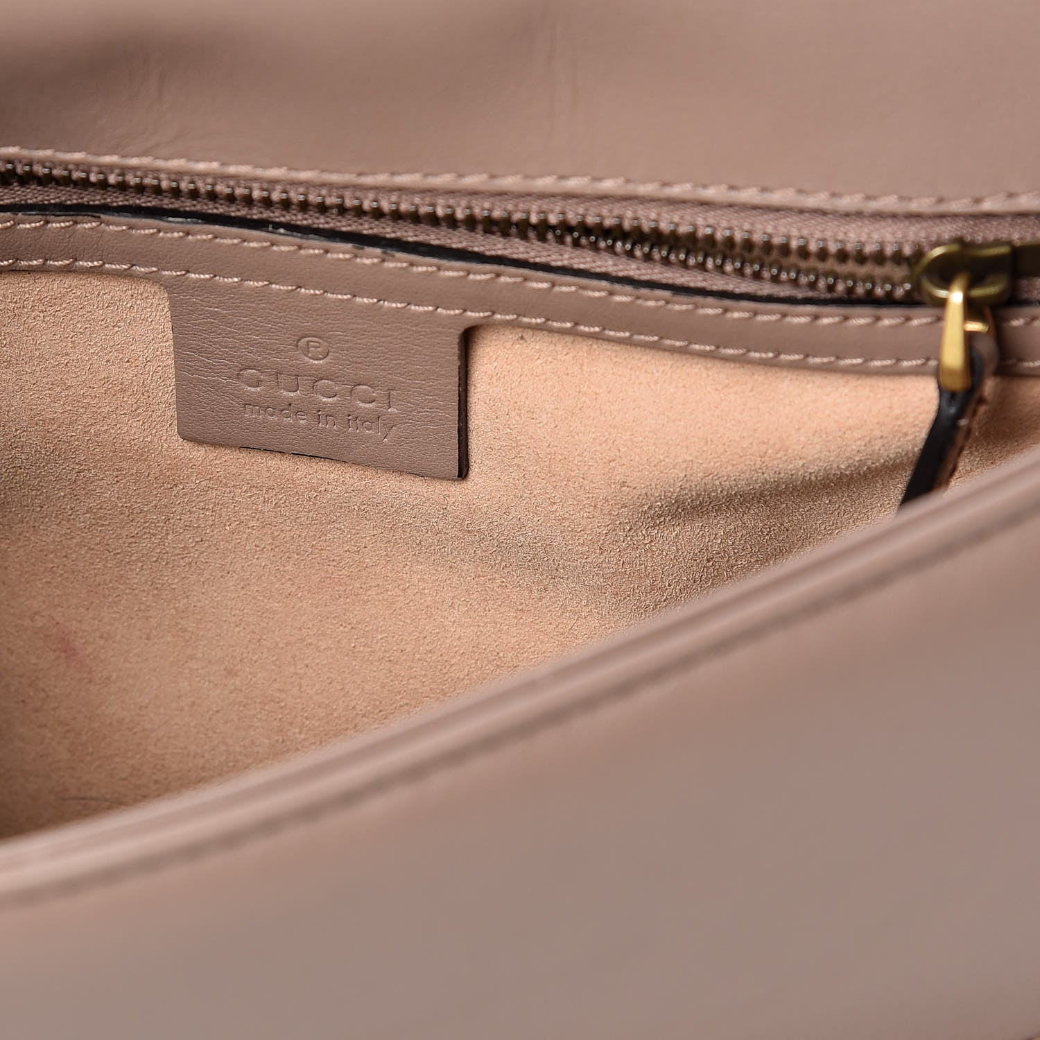 Gucci Calfskin Matelasse Small GG Marmont Top Handle Shoulder Bag Porcelain Rose 9 of 20