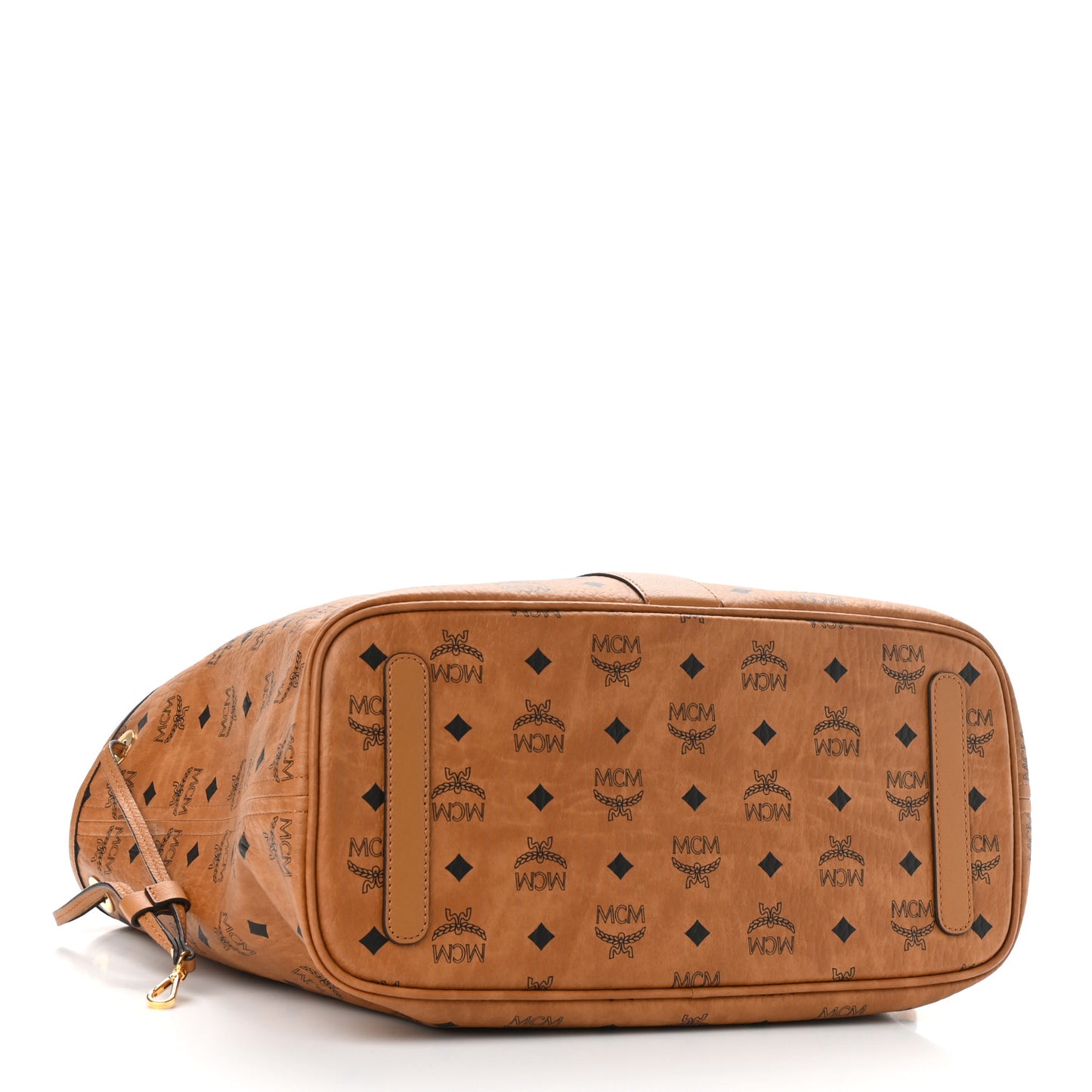 Visetos Medium Liz Reversible Shopper Tote Cognac