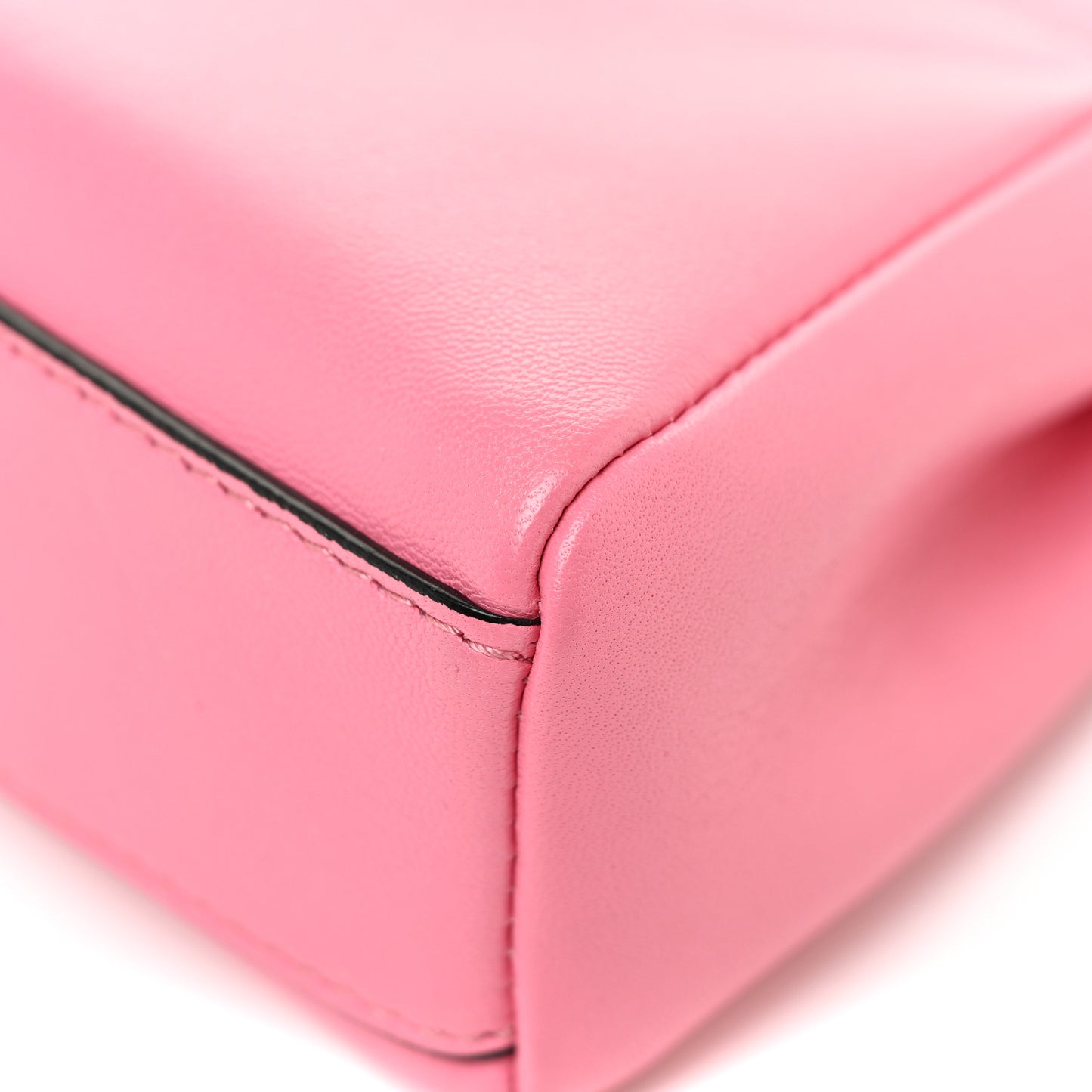 Shiny Nappa Micro Peekaboo Iconic Satchel Rosa Fluo