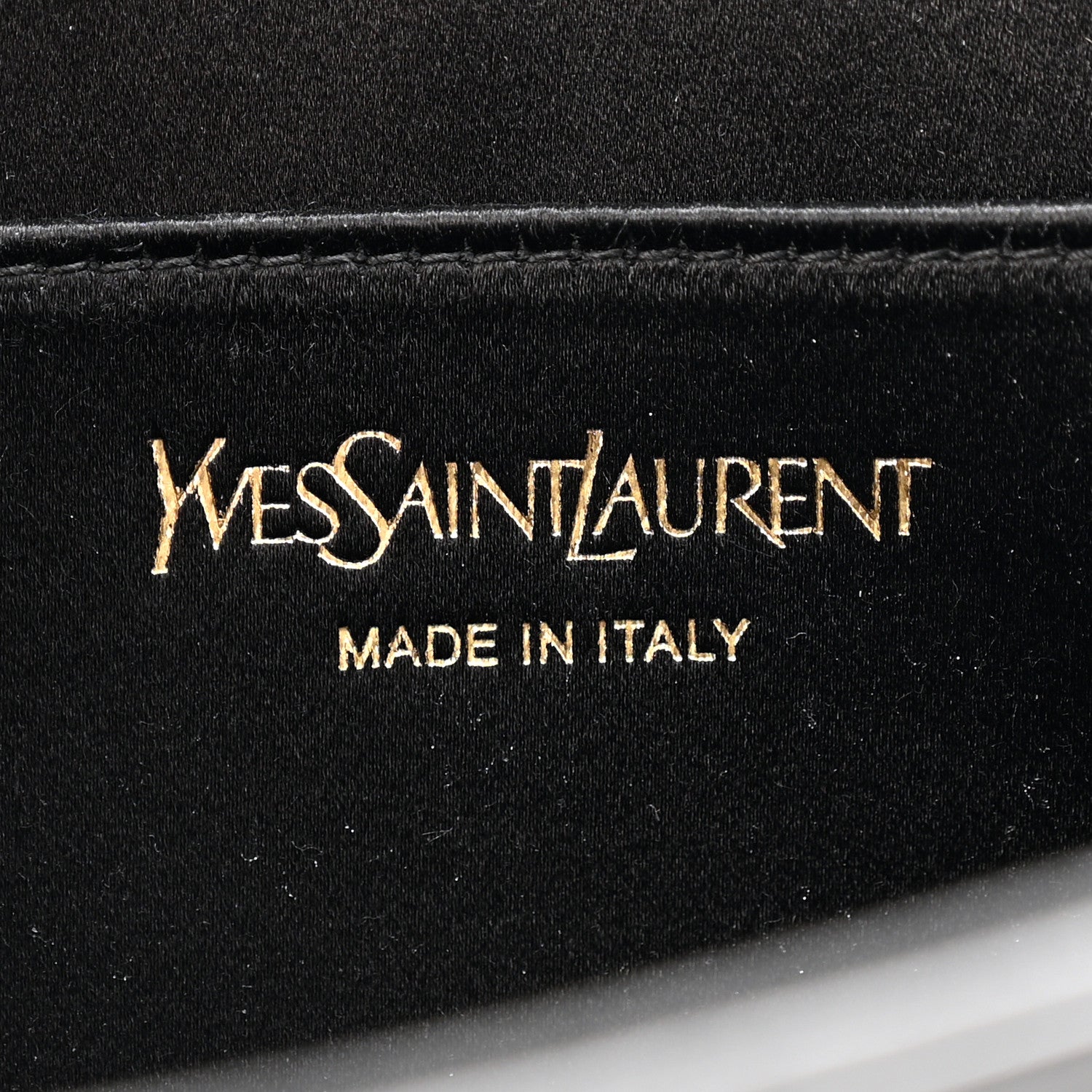 Saint Laurent Calfskin Monogram Large Belle De Jour Clutch Black 6 of 10