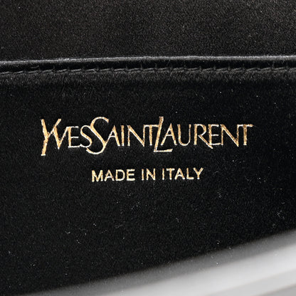 Saint Laurent Calfskin Monogram Large Belle De Jour Clutch Black 6 of 10