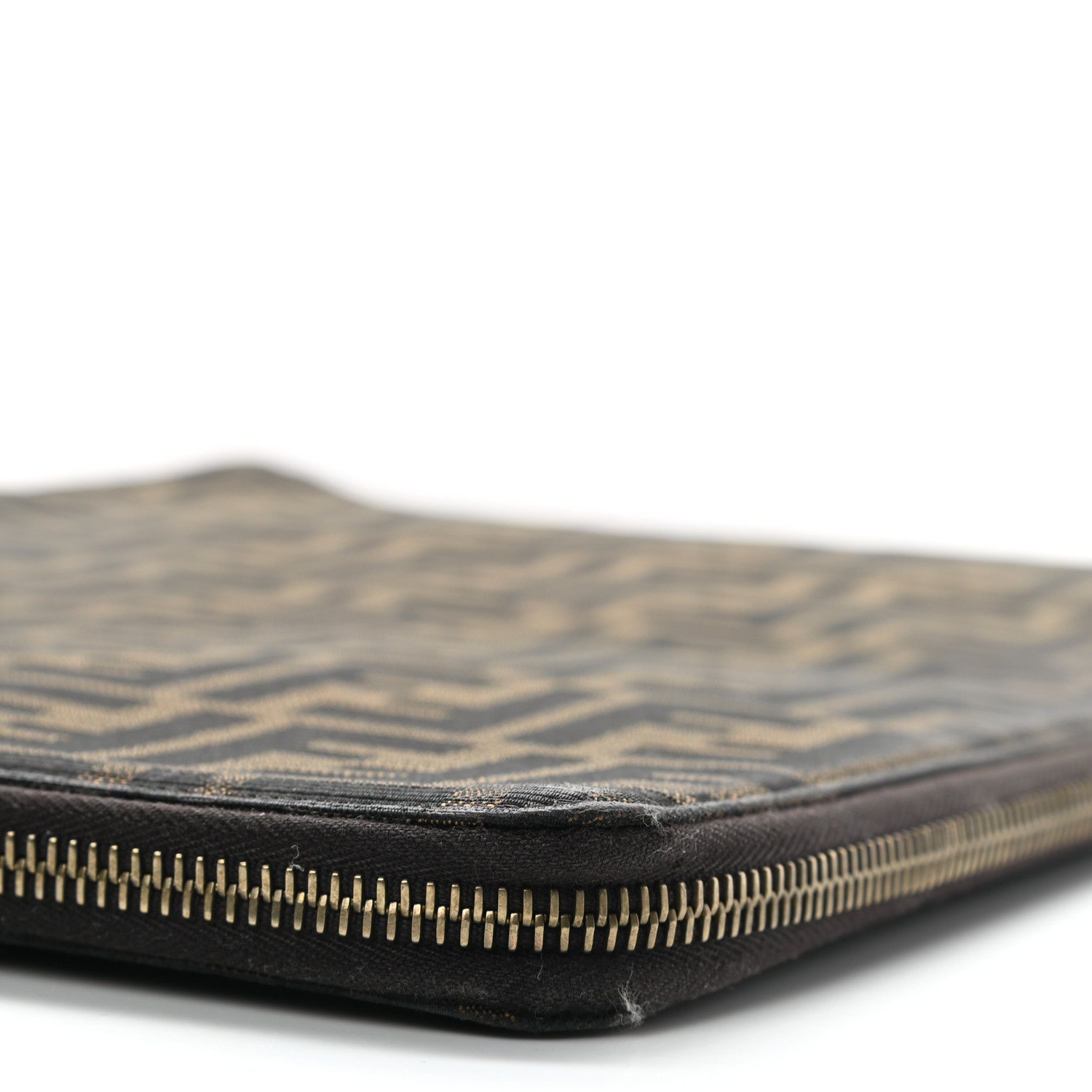 Fendi Zucca Zip Around Document Holder Tobacco 13 of 13
