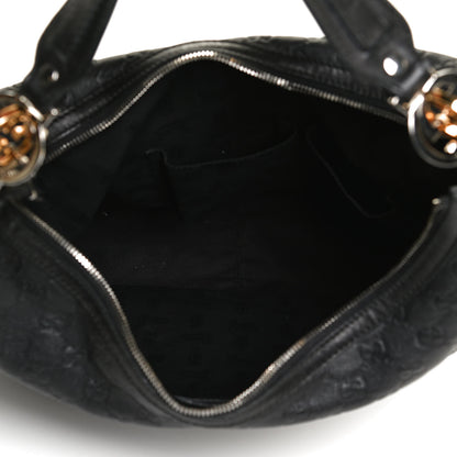 Gucci Guccissima Large GG Twins Hobo Black 5 of 13