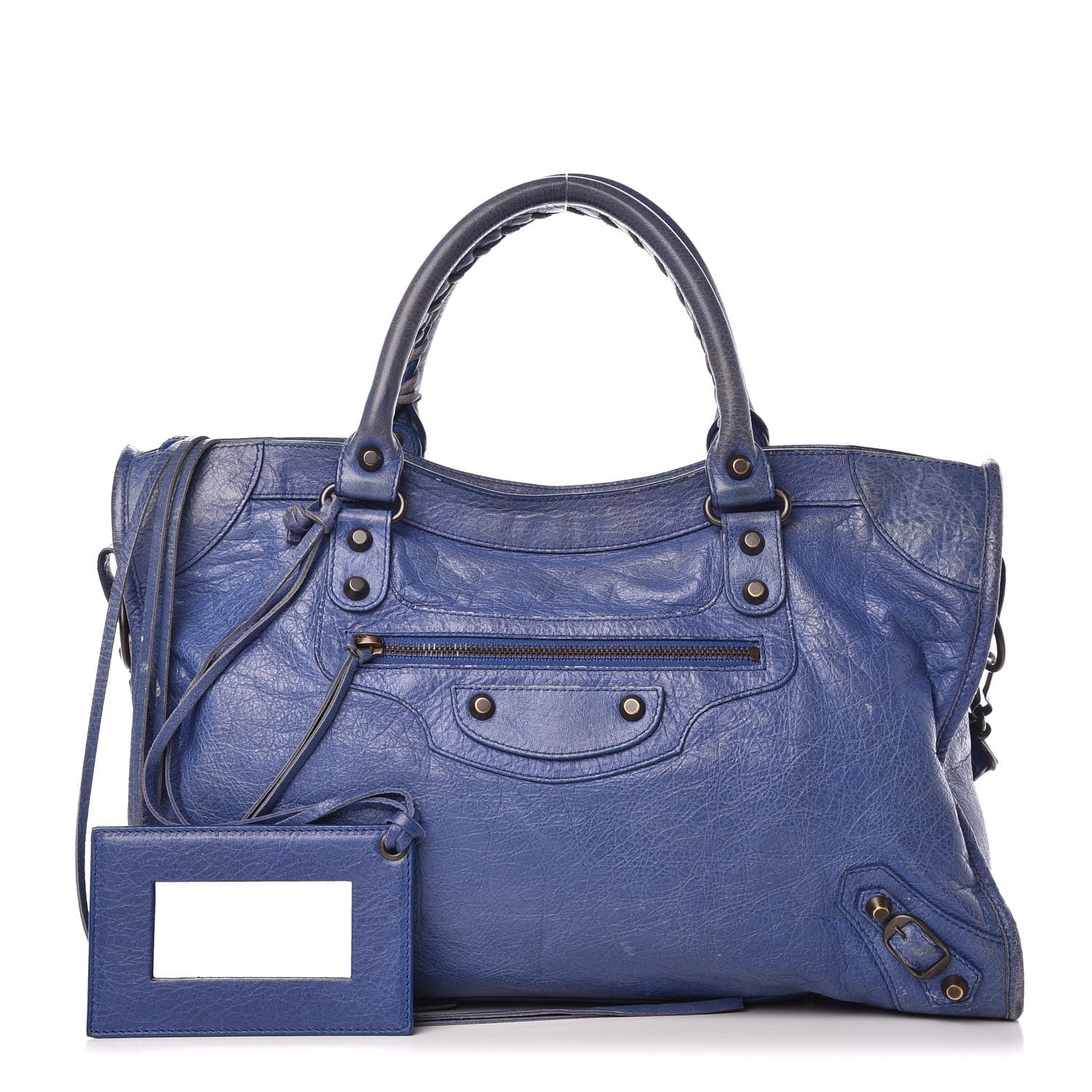 Balenciaga Agneau Classic Hardware City Bleut Bleu Glacier 1 of 17