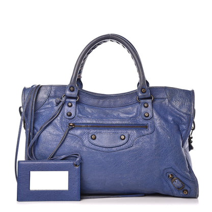 Balenciaga Agneau Classic Hardware City Bleut Bleu Glacier 1 of 17
