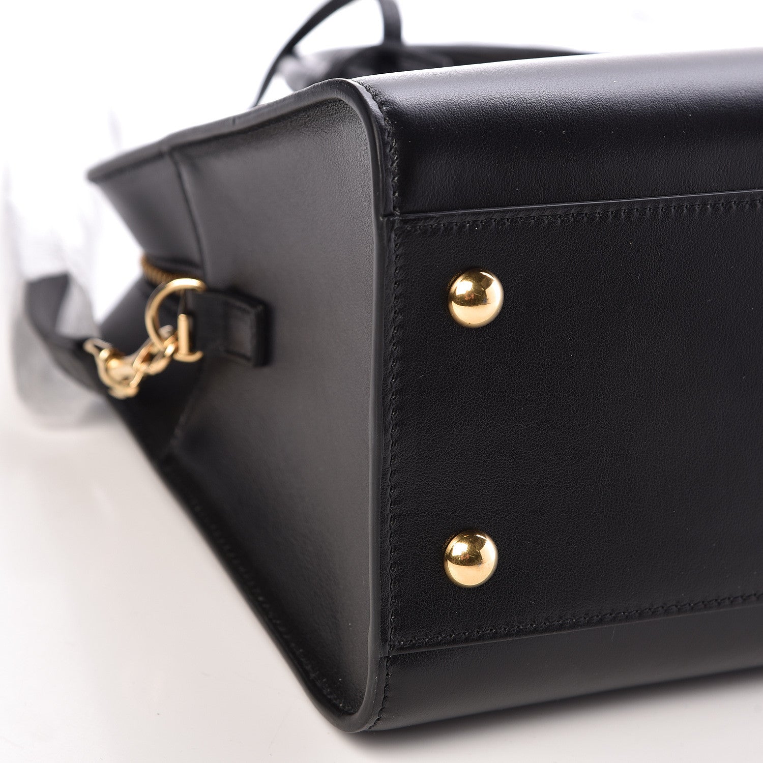 Saint Laurent Calfskin Small Monogram Cabas Black 9 of 10