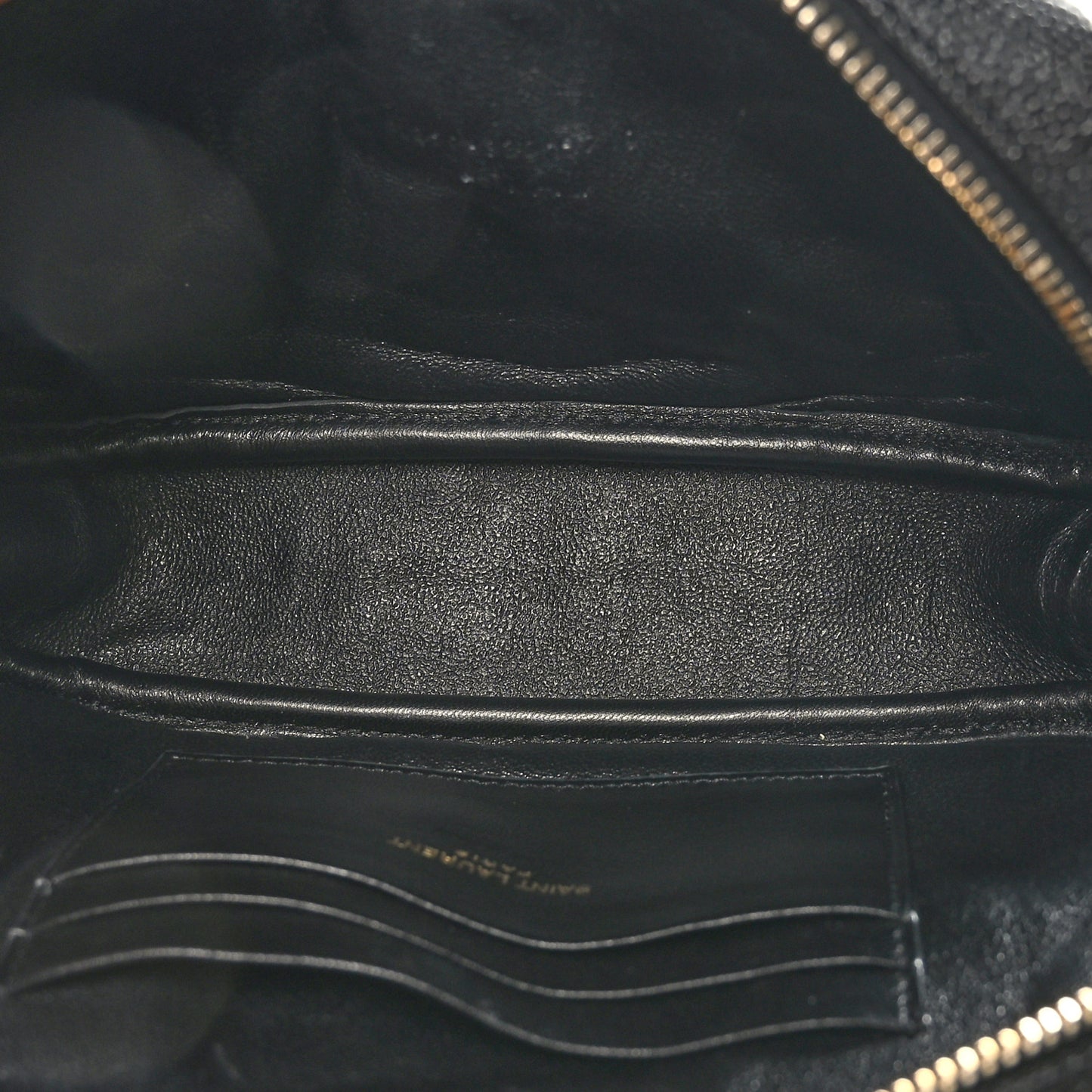 Grain De Poudre Matelasse Monogram Mini Lou Camera Bag Black