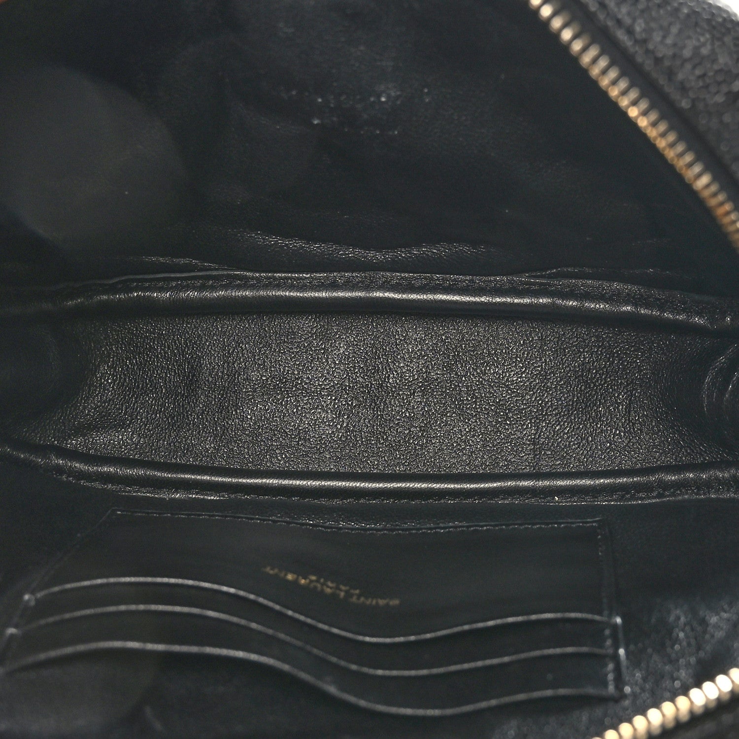 Saint Laurent Grain De Poudre Matelasse Monogram Mini Lou Camera Bag Black 5 of 9